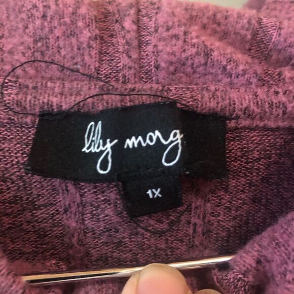 🐱 Lily Morgan | Pink Cowl Neck Sweater - Picture 2 of 3